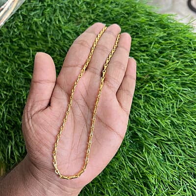 Wheat design gold finished regular wear chain Wheat design gold finished regular wear chain