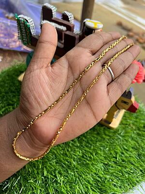Wheat design gold finished regular wear chain Wheat design gold finished regular wear chain