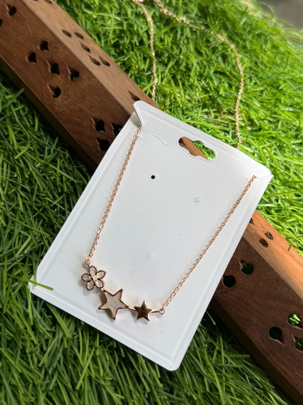 Rangoli Design RoseGold Chain Rangoli Design RoseGold Chain