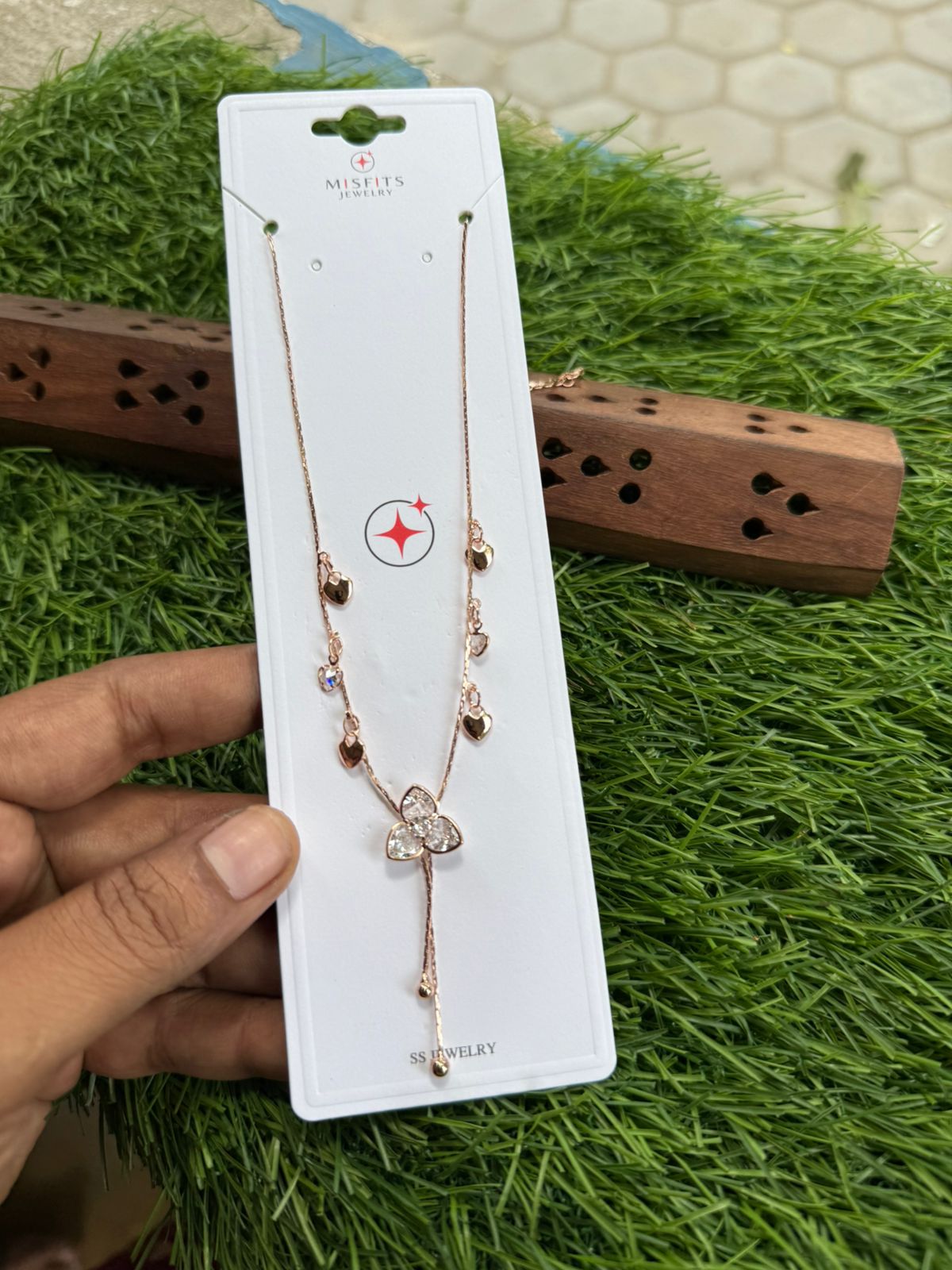 Star Hanging Rose Gold Chain Star Hanging Rose Gold Chain