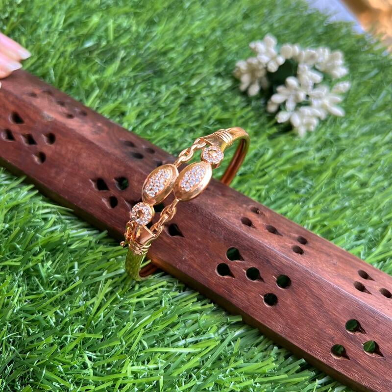 Hub Brass Rose Gold Plated Bangles Hub Brass Rose Gold Plated Bangles