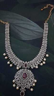 AD dollar pink neckpiece