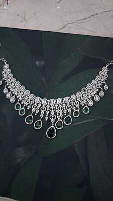 green stone neck piece