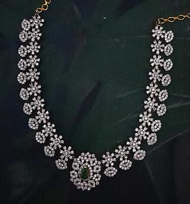 cute flower design neck piece