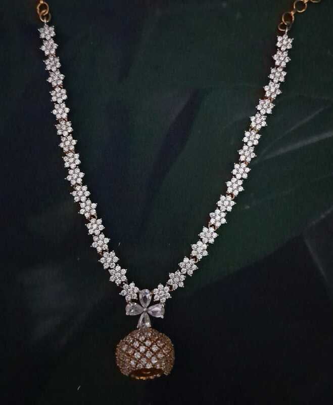 umbrella type simple stone neckpiese
