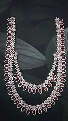 Long Haram with Pink stone