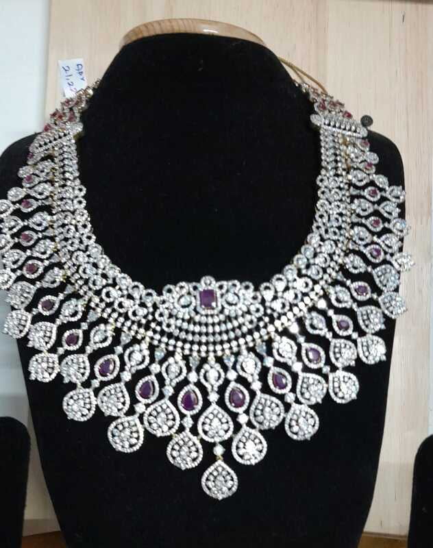 Grand look haram with pink stone Grand look haram with pink stone