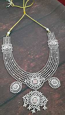 Neat white stone haram with lite punk stone