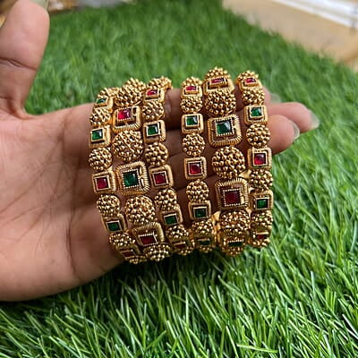 Kemp design multi Antic Bangles combo
