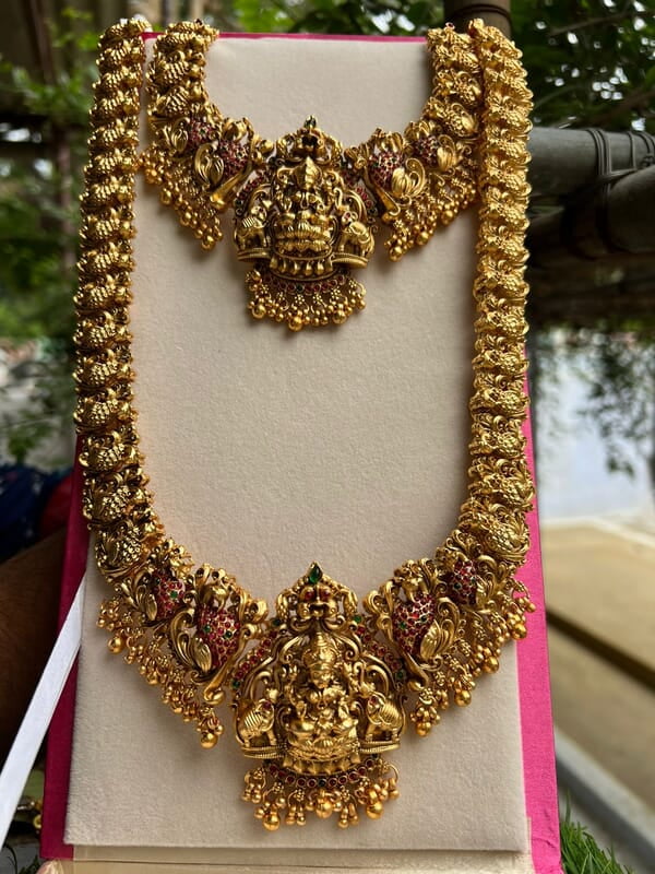 Premium quality Long Haram & Neckpiece - Combo Set