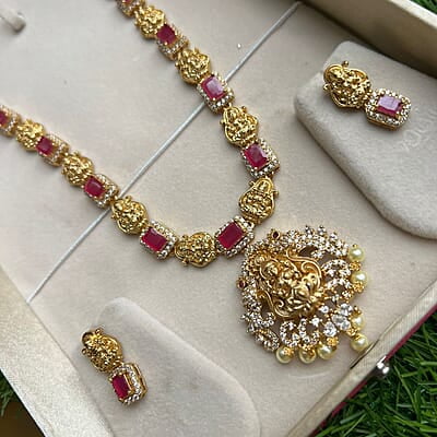 antic rectangle shape with lakshmi design