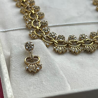 chain heart type flower design long haram chain heart type flower design long haram