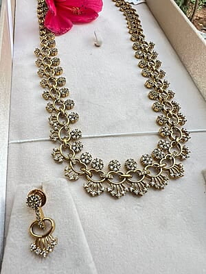 chain heart type flower design long haram