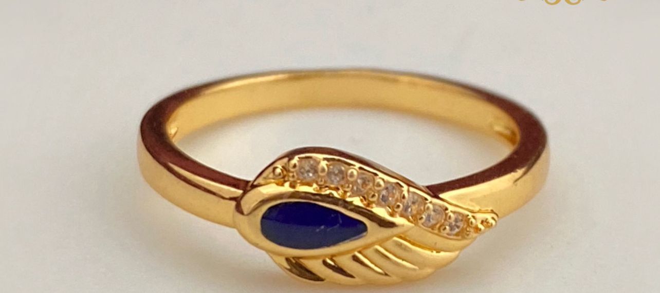 Eye design  rose gold ring