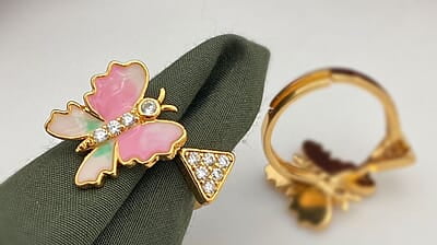 Butterfly design rose gold ring Butterfly design rose gold ring