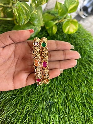Antique lakshmi design unique bangle