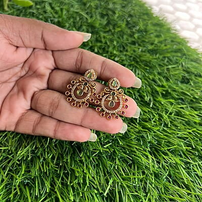 Chandbali multi colour with unique design earnings