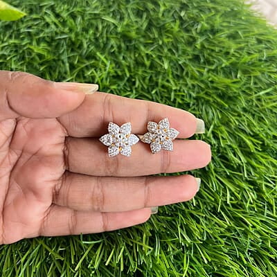 Diamond flora design pretty earning
