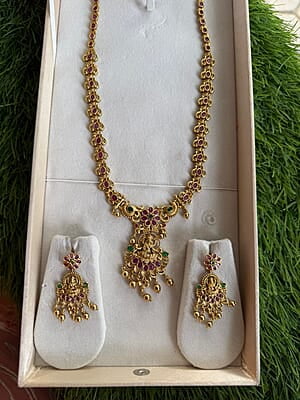 Traditional Lakshmi design Long Haram Traditional Lakshmi design Long Haram