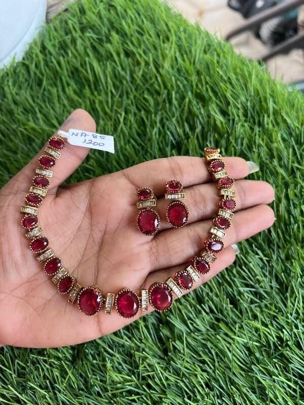 Fashionable diamond replica victorian stone neckpiece Fashionable diamond replica victorian stone neckpiece