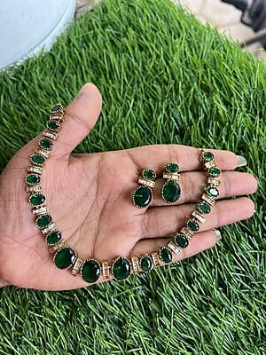 Fashionable diamond replica victorian stone neckpiece Fashionable diamond replica victorian stone neckpiece
