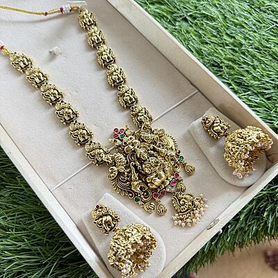 Unique lakshmi design Neckpiece