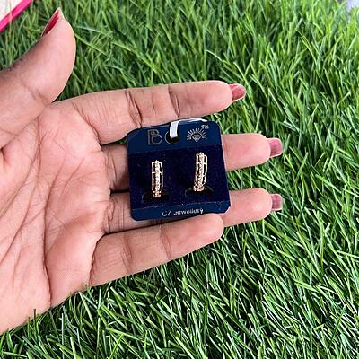 Fancy design ring type rosegold earning