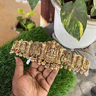 Antique lakshmi design kids hipbelt