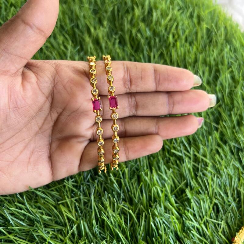 Beautiful Shaped Emeralds Rubies Bangles Beautiful Shaped Emeralds Rubies Bangles