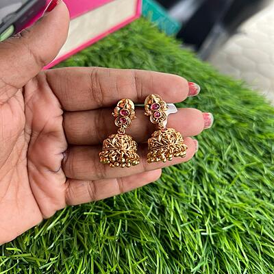 Matte finished Jhumka
