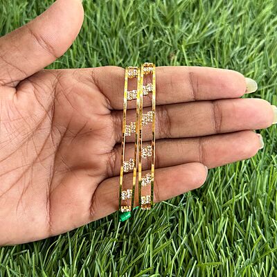 Regular Use Two Layer Stone Bangles