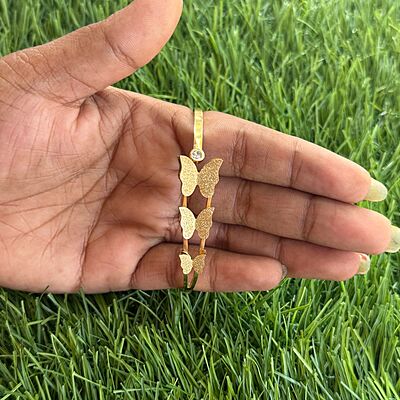 Three Butterfly( one by one) design Bracelet