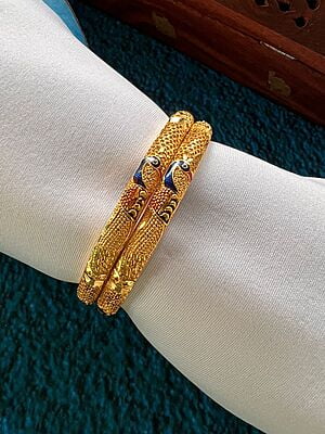 Gold Plated and Multistone Bangels