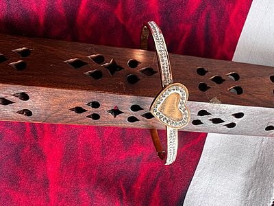 Snow Heart Bracelet
