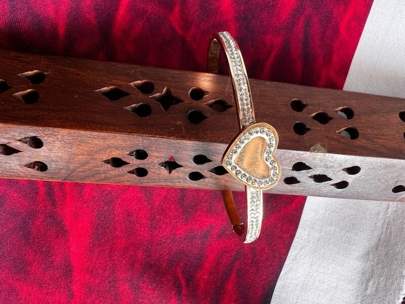 Snow Heart Bracelet