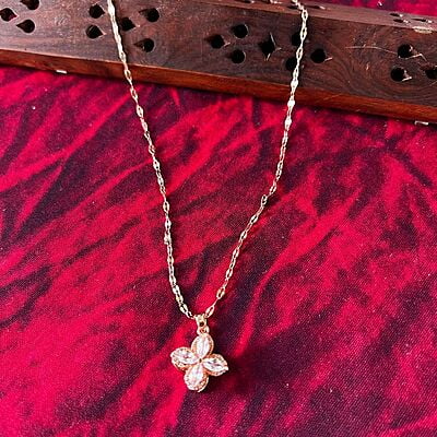 Floral Rose Gold Chain