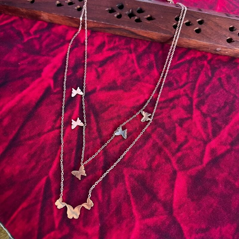 Double Layer Butterfly Chain Double Layer Butterfly Chain
