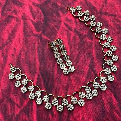 Double Floral Necklace