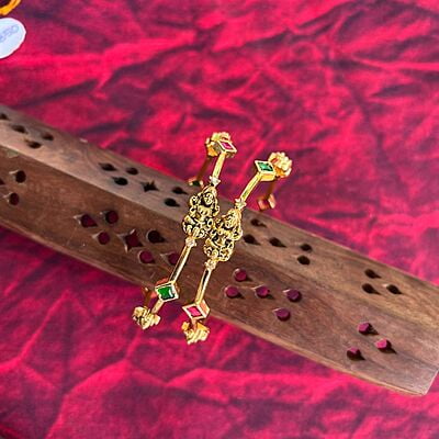Floral Antic Bangle Single