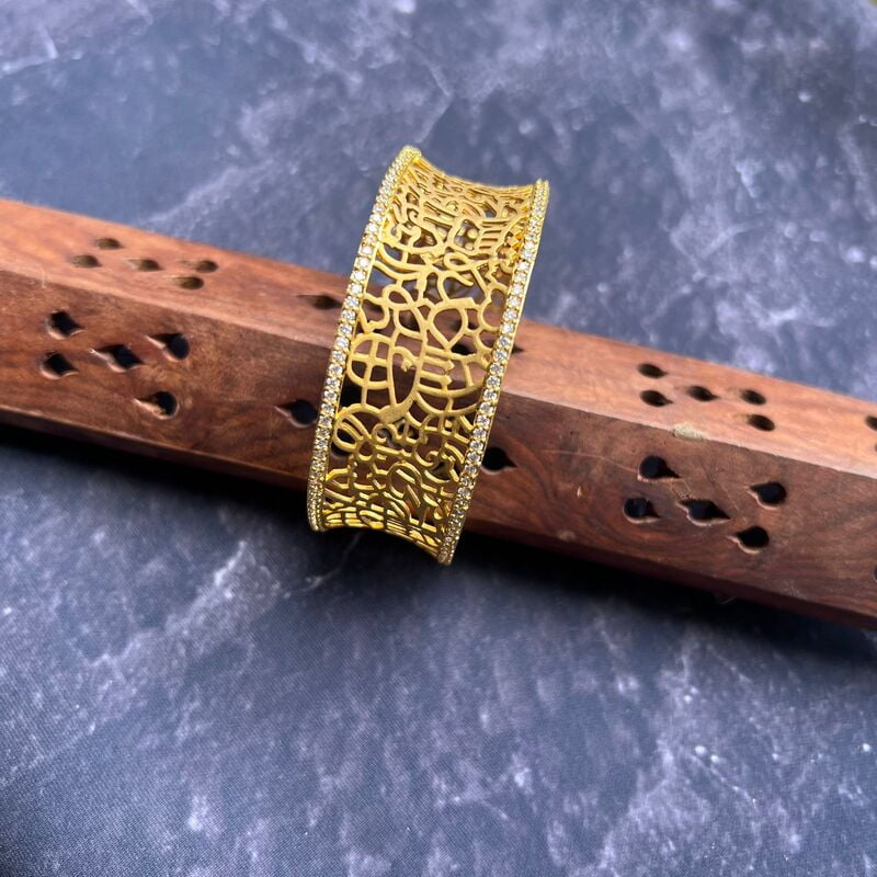 Brass Gold Plated Kada Bangle Brass Gold Plated Kada Bangle