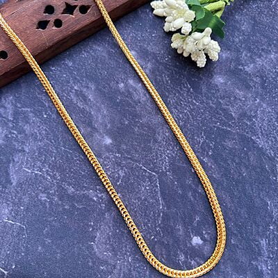 Beautiful 24Inch Gold Flat Snake Type Chain Beautiful 24Inch Gold Flat Snake Type Chain