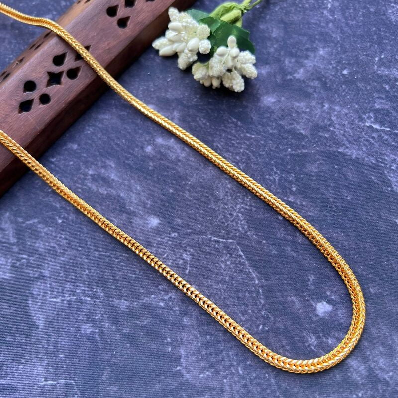Beautiful 24Inch Gold Flat Snake Type Chain Beautiful 24Inch Gold Flat Snake Type Chain