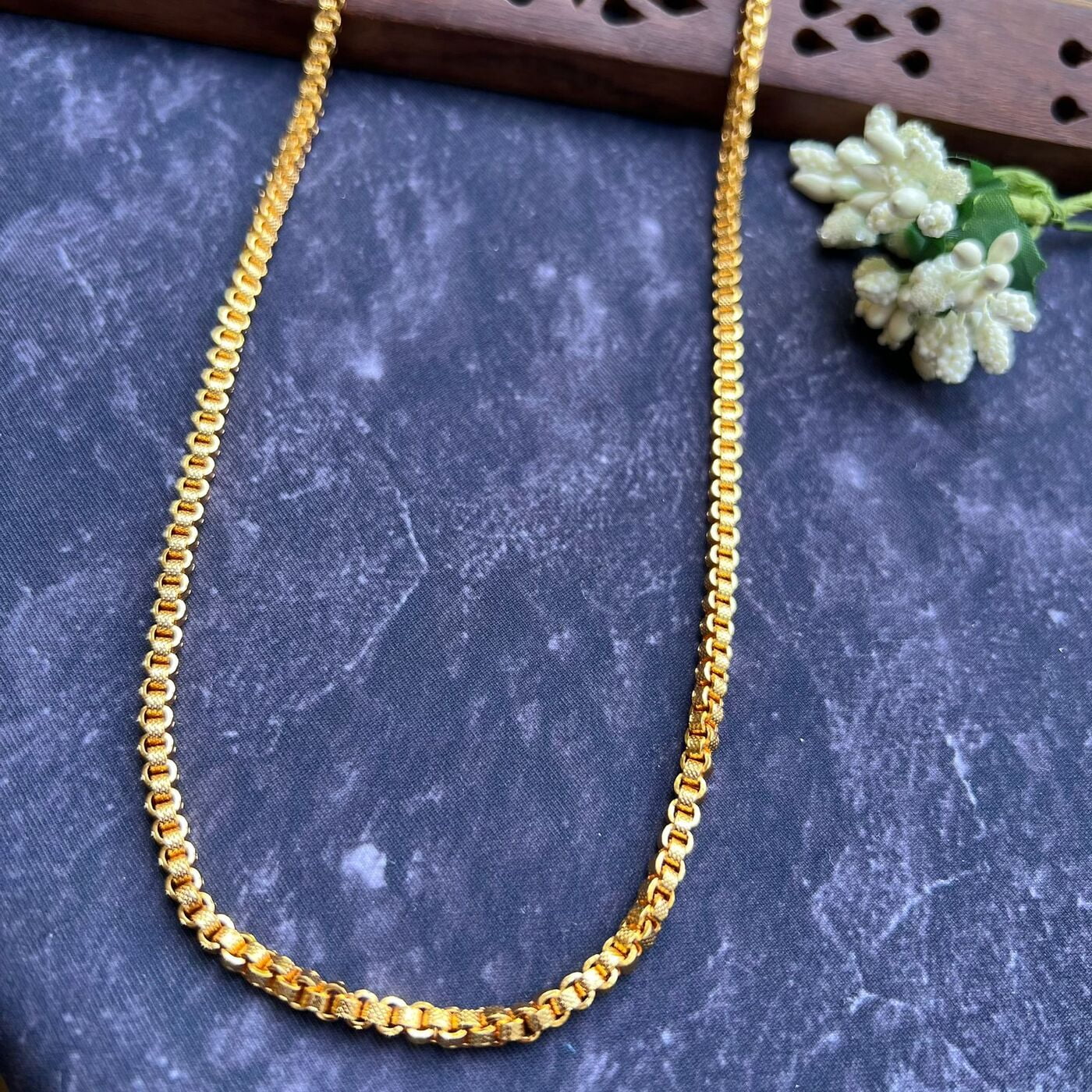 One gram gold thali chain 24 Inches