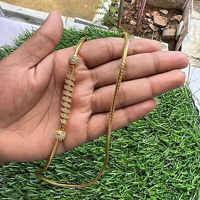 Spring with Ball Mugappu Chain Spring with Ball Mugappu Chain
