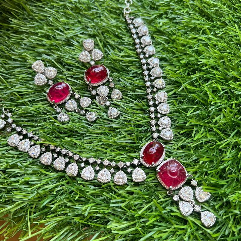 Rubi Semi Precious Stone Neckpiece