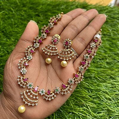 Fancy Design Stone with Neckpiece