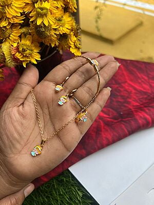 Baby Chain with Bangle Kids Set