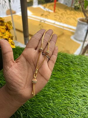 Round Stone Ball Chain Round Stone Ball Chain