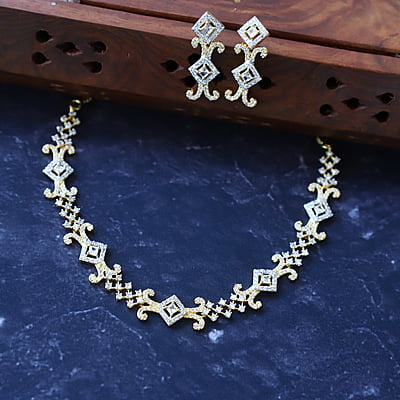 CZ Stone Neckpiece 