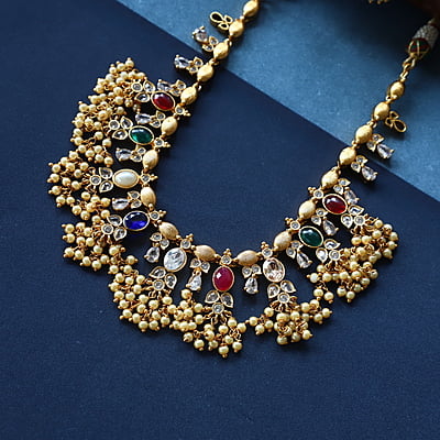 Multistone beads Neckpiece